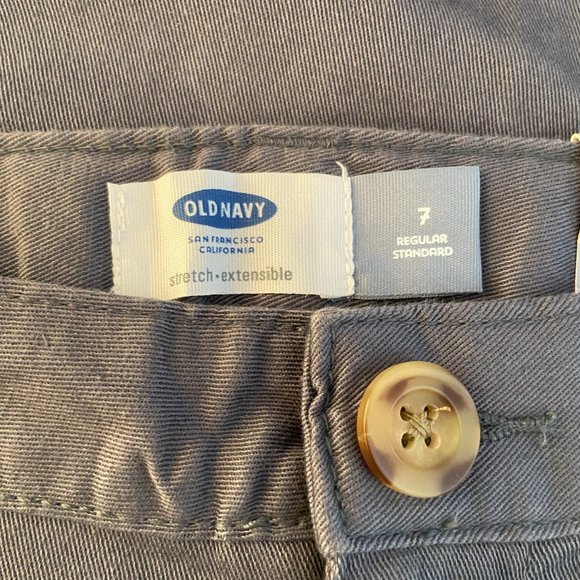 3/$30 Girls Old Navy Extensible Stretch Skinny Grey Jeans Size 7 NWT - Picture 3 of 3